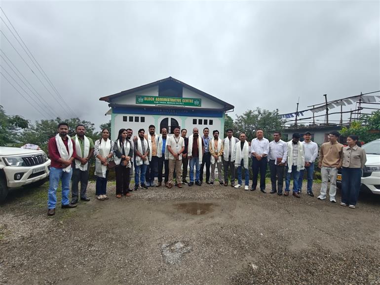 Delegation from Press Information Bureau Shimla visits Kabi Tingda BAC