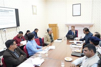 Chief Secretary chairs high level meeting to review winter preparedness