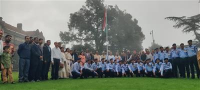 *Independence Day Celebrated with Enthusiasm at the Indian Institute of Advanced Study*