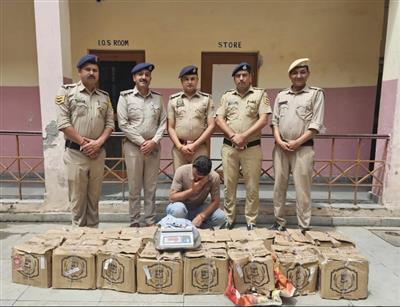 आनी पुलिस की बड़ी कार्रवाई: 88 ग्राम चरस और 192 बोतल अवैध देशी शराब बरामद, आरोपी के खिलाफ मामला दर्ज