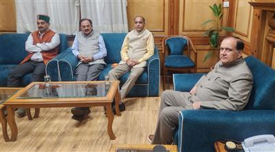 सौहार्दपूर्ण माहौल में सम्पन्न हुई सर्वदलीय बैठक: कुलदीप पठानियां