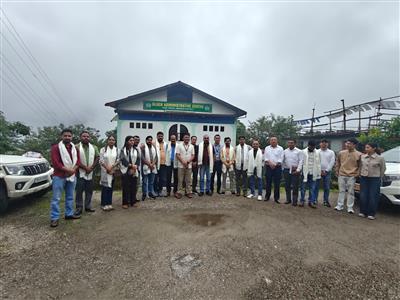 Delegation from Press Information Bureau Shimla visits Kabi Tingda BAC