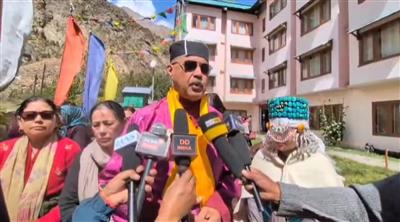 Environmental Protection March Welcomed in Lahaul-Spiti Tourism Must Go Hand in Hand with Environmental Conservation: Ravi Thakur