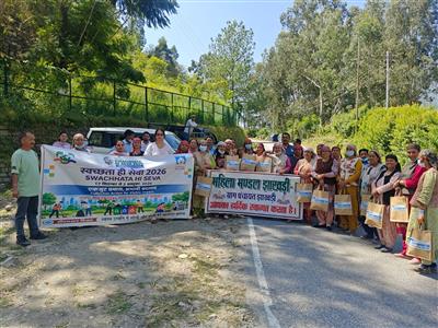 स्वच्छता पखवाड़ा के तहत CTU-2 क्वारी रोड पर चला स्वच्छता अभियान