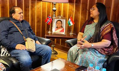 Assembly Speaker Kuldeep Singh Pathania Visits Indian Embassy in Oslo